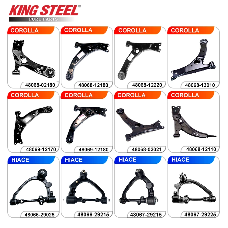 Kingsteel Auto Car Suspension Parts Rear Front Lower Upper Rigth Letf Control Arm for Toyota Hiace Hilux Mitsubishi L200 Hyundai Mazda Jimny Ford