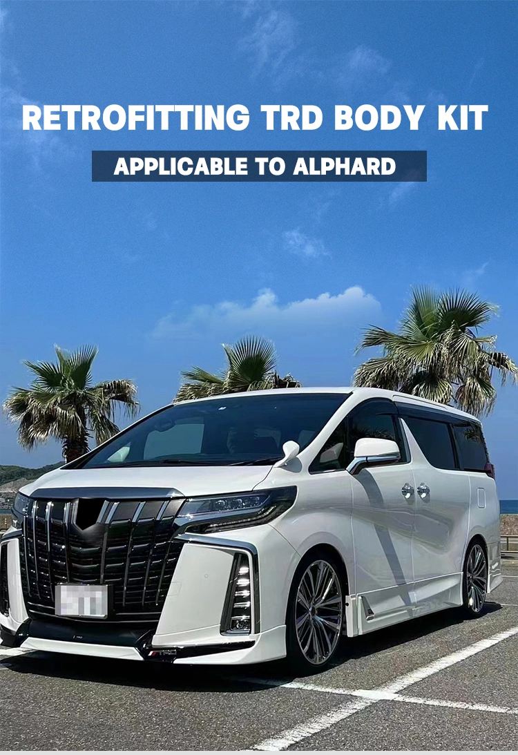Factory Price Car Retrofiting Parts Face Lift Body Kit for Toyota Alphard 2018 -2022