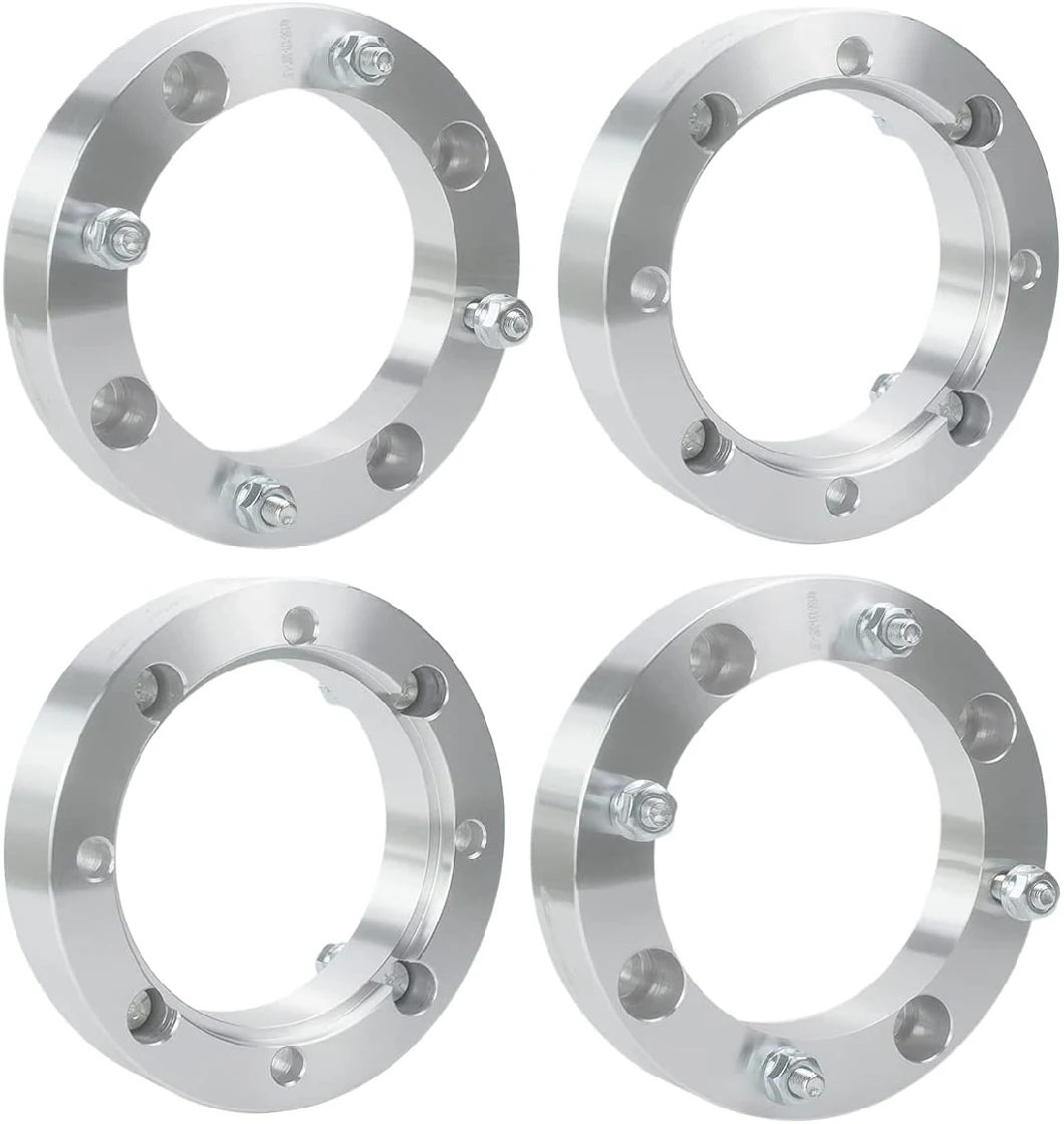 4X156 ATV Wheel Spacers 1.5&quot; with 131mm Hub Bore 3/8&quot;-24 Studs