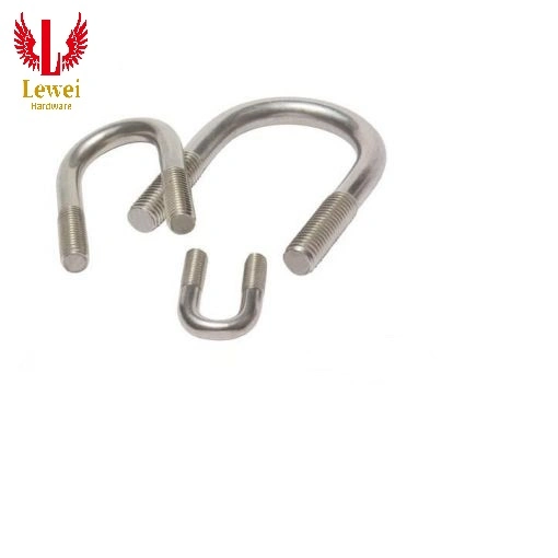Factory Professional Wholesales Carbon Steel Anchor Bolt Stainless Steel U Bolts Customized Bend or Flat U Bolts and Nuts with Washers