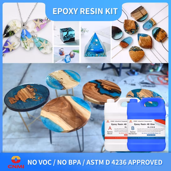 Floor Coating Slef Leveling Crystal Clear Epoxy Resin 15kg Kit